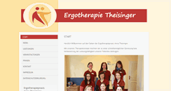 Desktop Screenshot of ergotherapie-theisinger.de