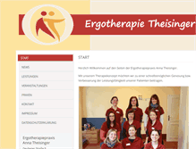 Tablet Screenshot of ergotherapie-theisinger.de